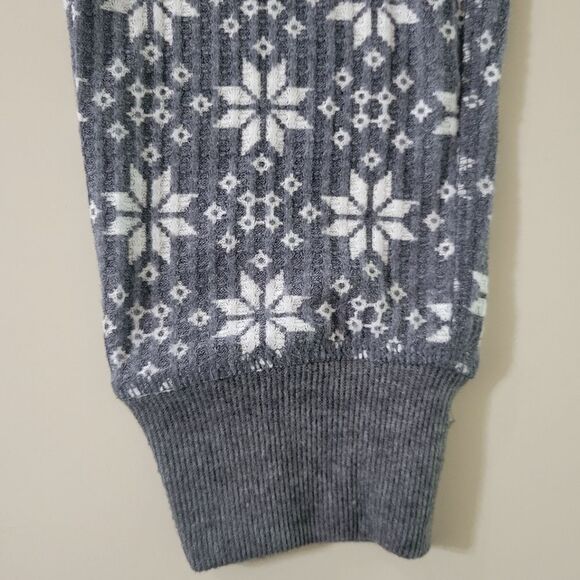 Joyspun Women's Charcoal Gray Snowflake Joggers - Picture 11 of 14